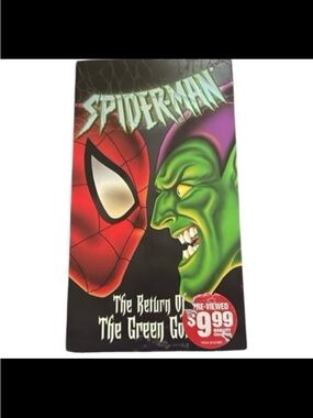 Spider-Man vs Green Goblin Poster - Red & Green